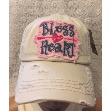 Bless Your Heart Embroidered Mujer Baseball Cap Cowgirl Hat Western  eb-83584378